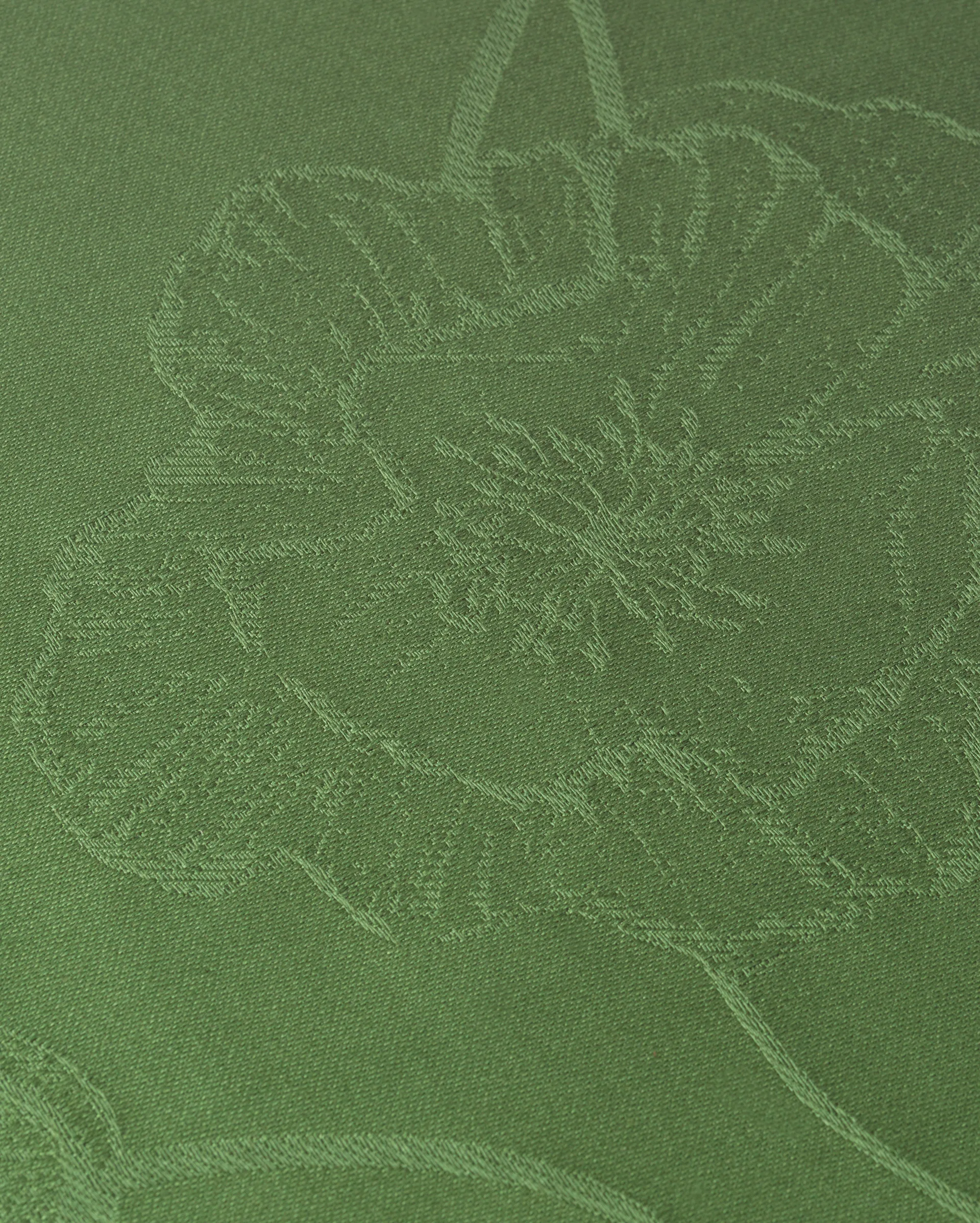 Serviettes de table en tissu 45x45 cm Hammershøi Poppy, lot de 4, Vert Kähler