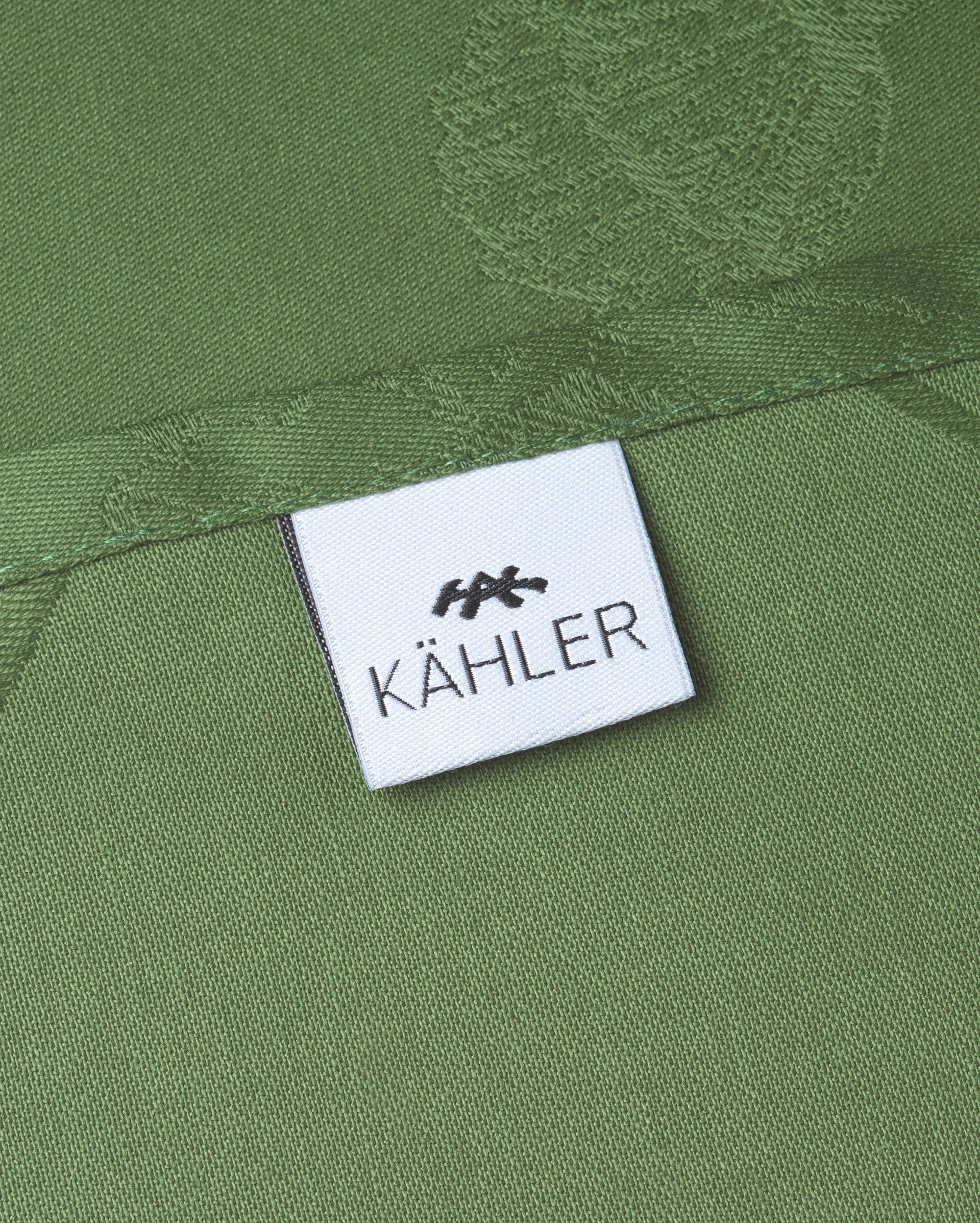 Serviettes de table en tissu 45x45 cm Hammershøi Poppy, lot de 4, Vert Kähler