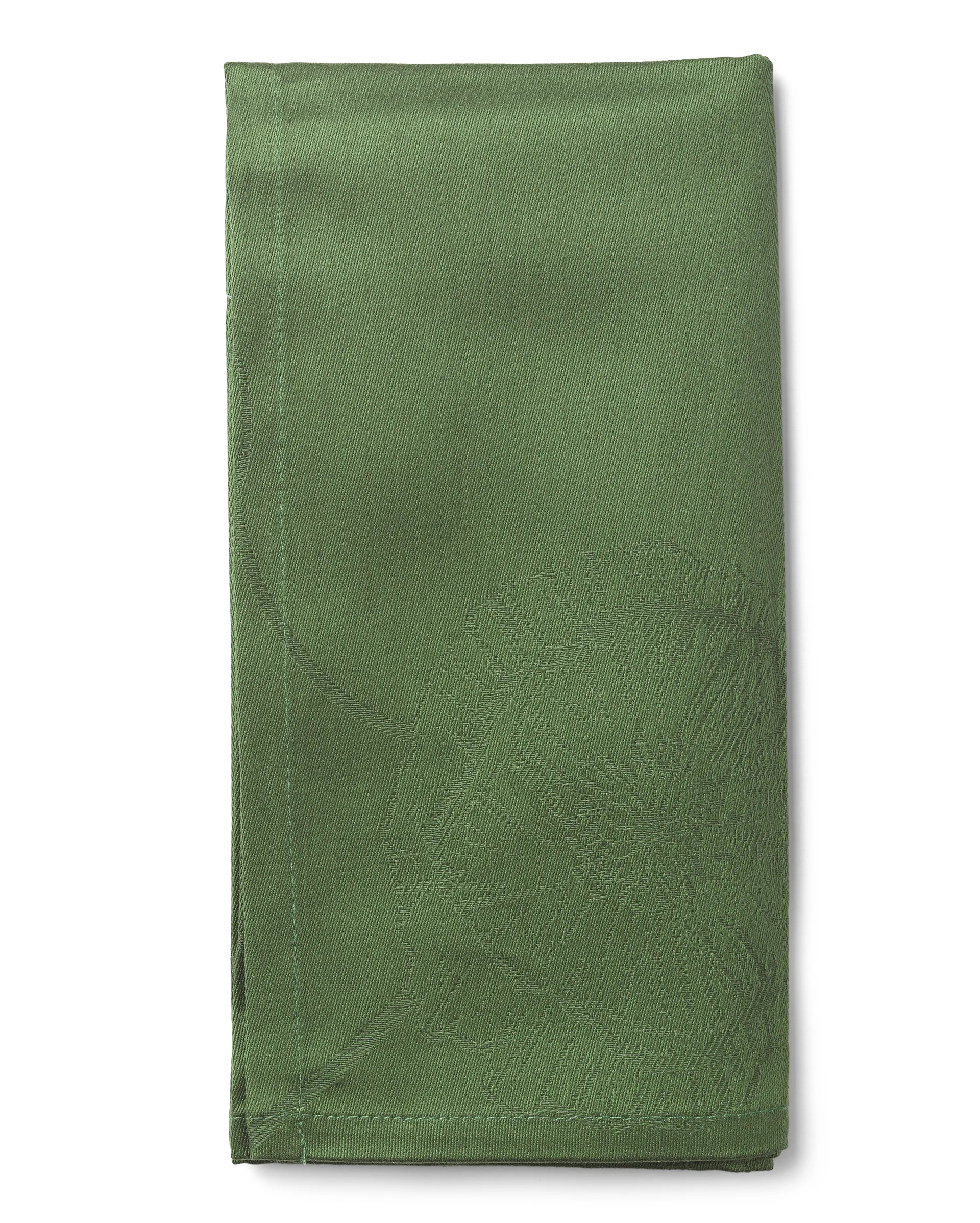Serviettes de table en tissu 45x45 cm Hammershøi Poppy, lot de 4, Vert Kähler