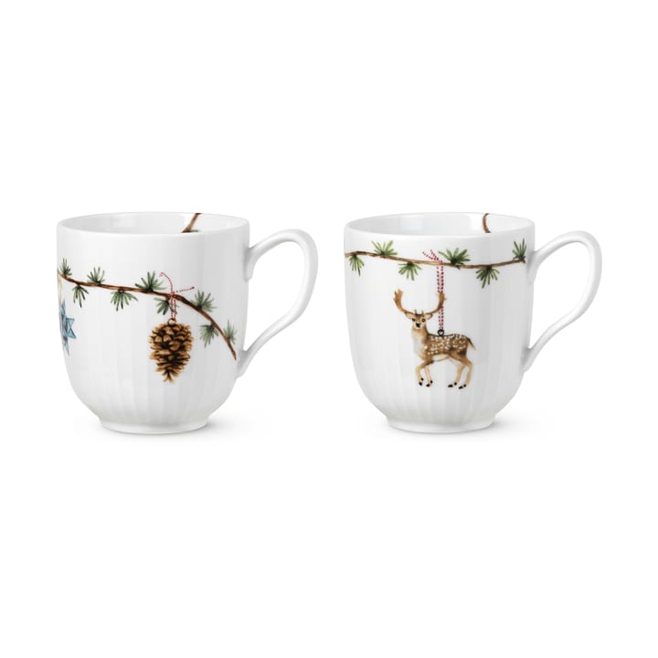Tasse de Noël 33 cl Hammershøi Christmas, 2 pièces - 2021 et 2022 - Kähler