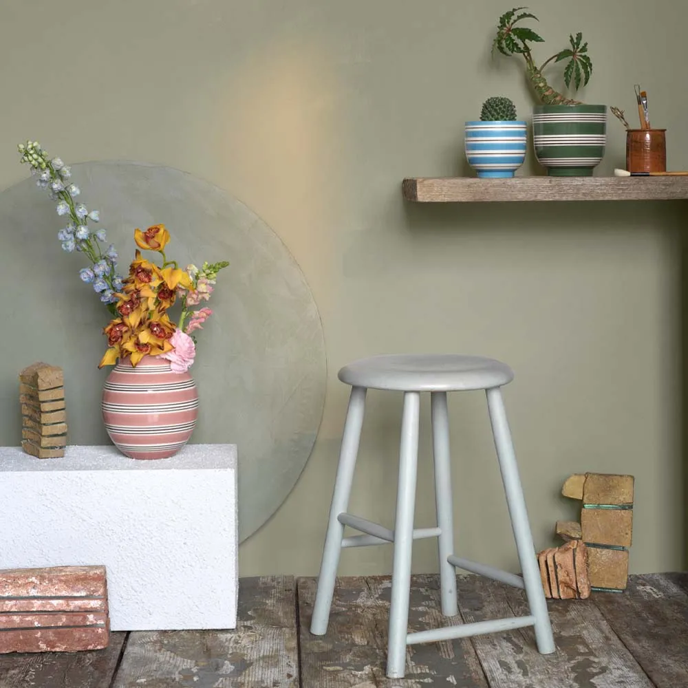 Vas Omaggion Nuovo, bleu foncé, h20,5 cm Kähler