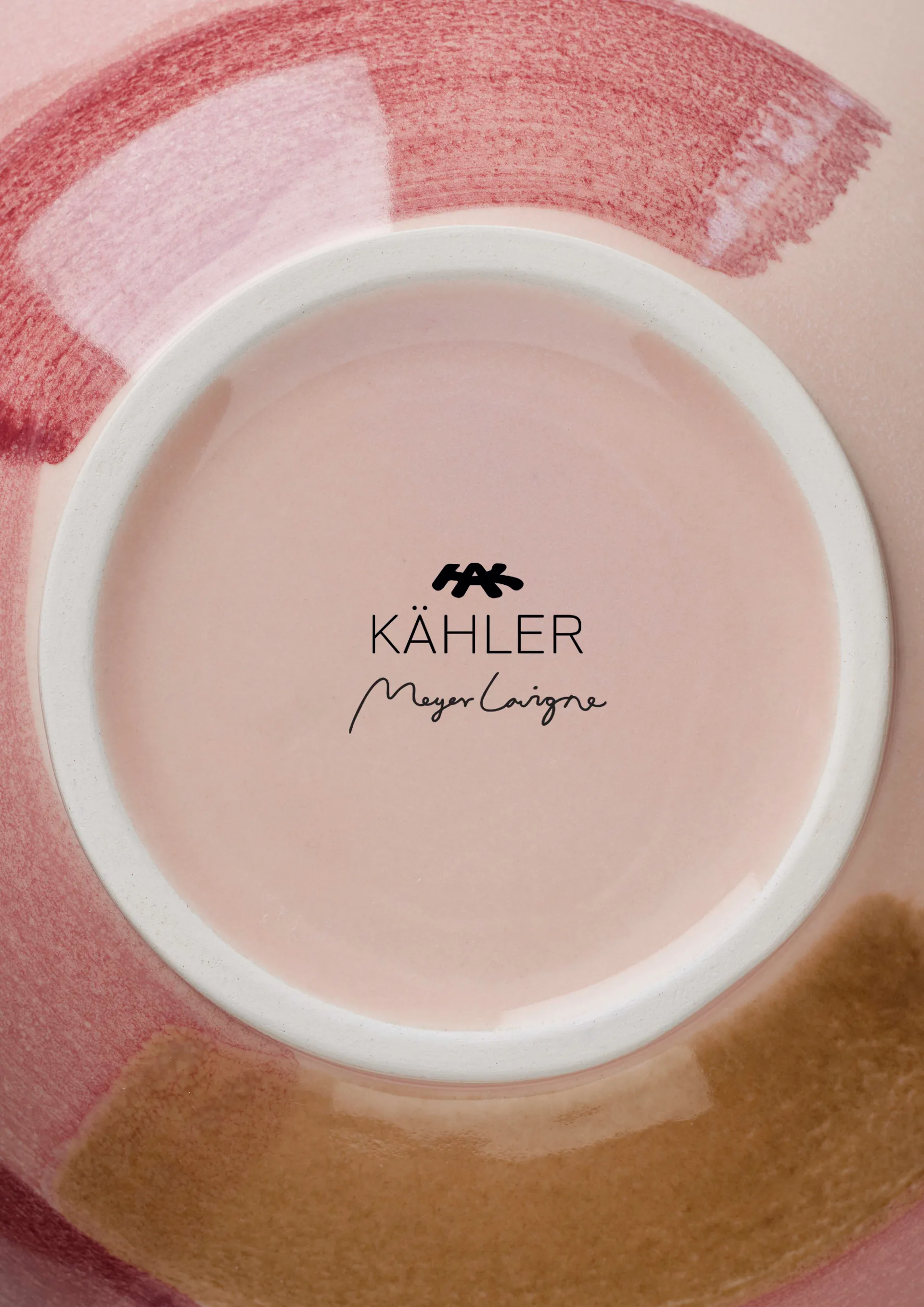 Vase Canvas 20 cm, Rose-marron Kähler