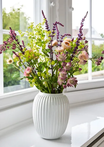 Vase Hammershøi - Blanc, moyen 21 cm - Kähler