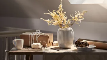 Vase Hammershøi - Blanc, moyen 21 cm - Kähler