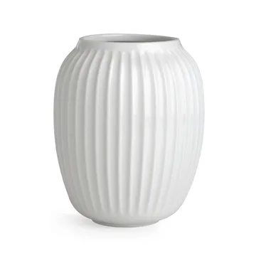 Vase Hammershøi - Blanc, moyen 21 cm - Kähler