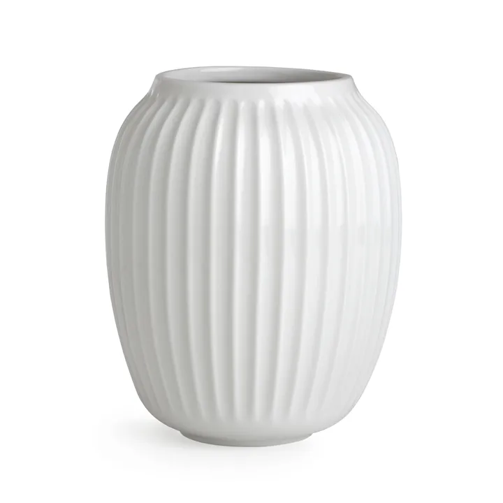 Vase Hammershøi - Blanc, taille M 21 cm - Kähler