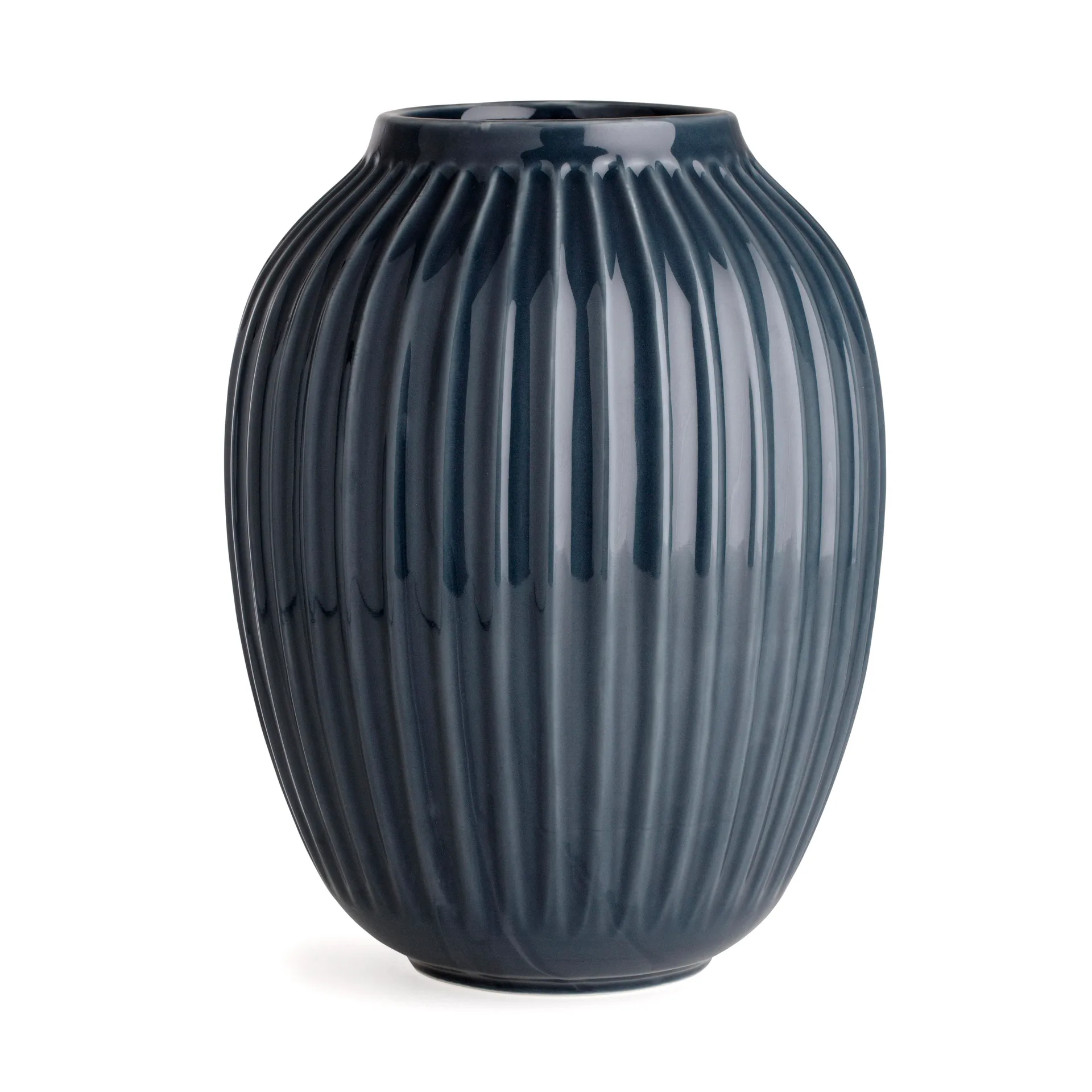 Vase Hammershøi grand, gris anthracite Kähler