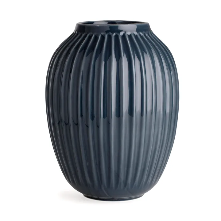 Vase Hammershøi - Gris anthracite, taille L 25,5 cm - Kähler