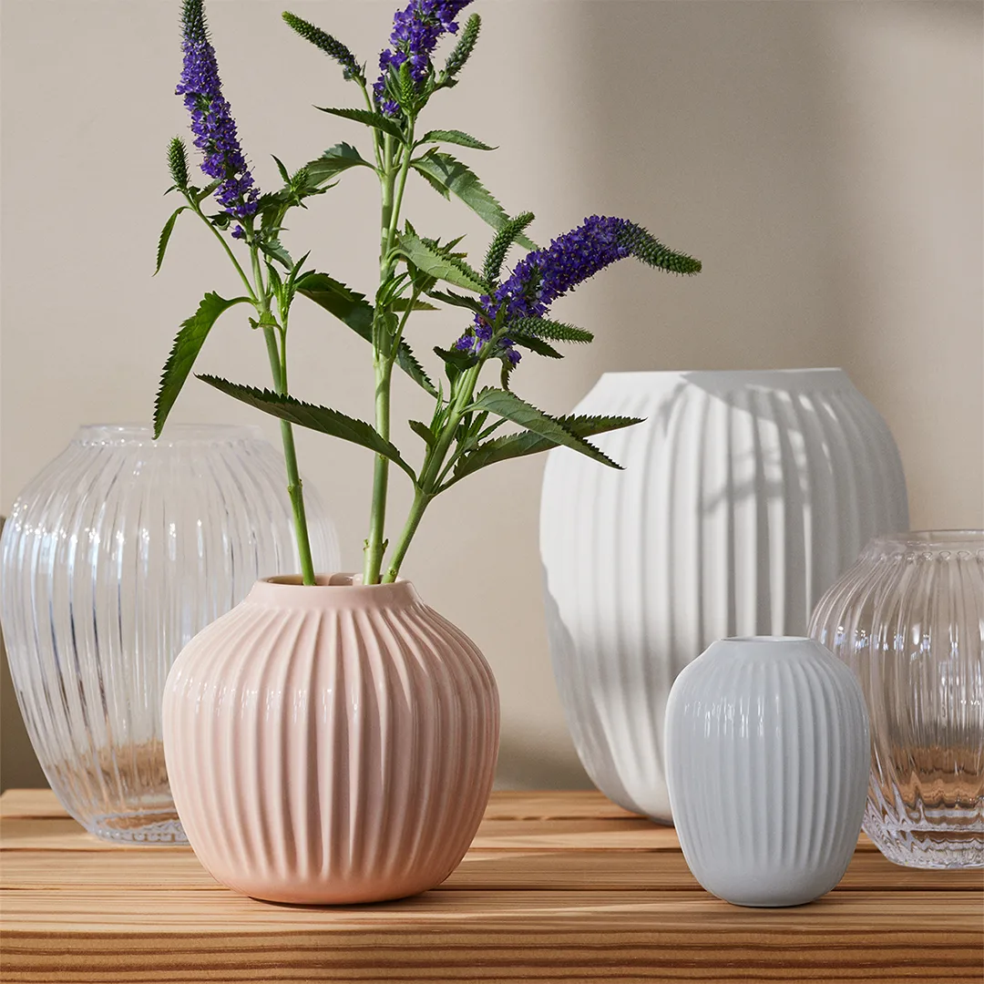 Vase Hammershøi moyen, blanc Kähler