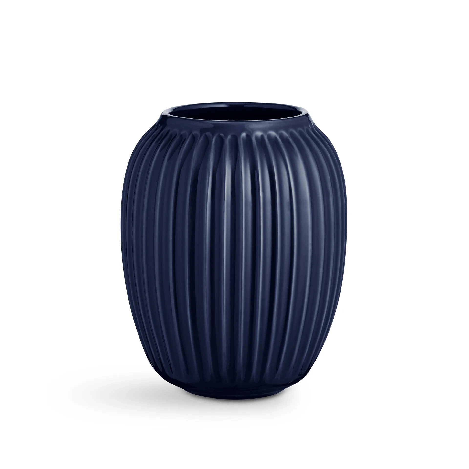Vase Hammershøi moyen, indigo Kähler