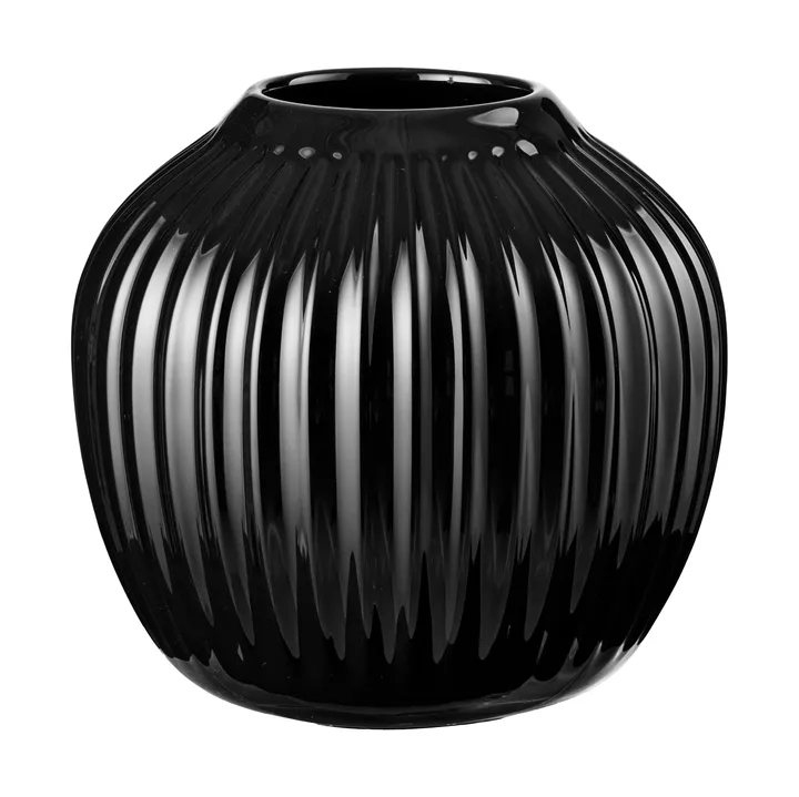 Vase Hammershøi - Noir, petit 13 cm - Kähler