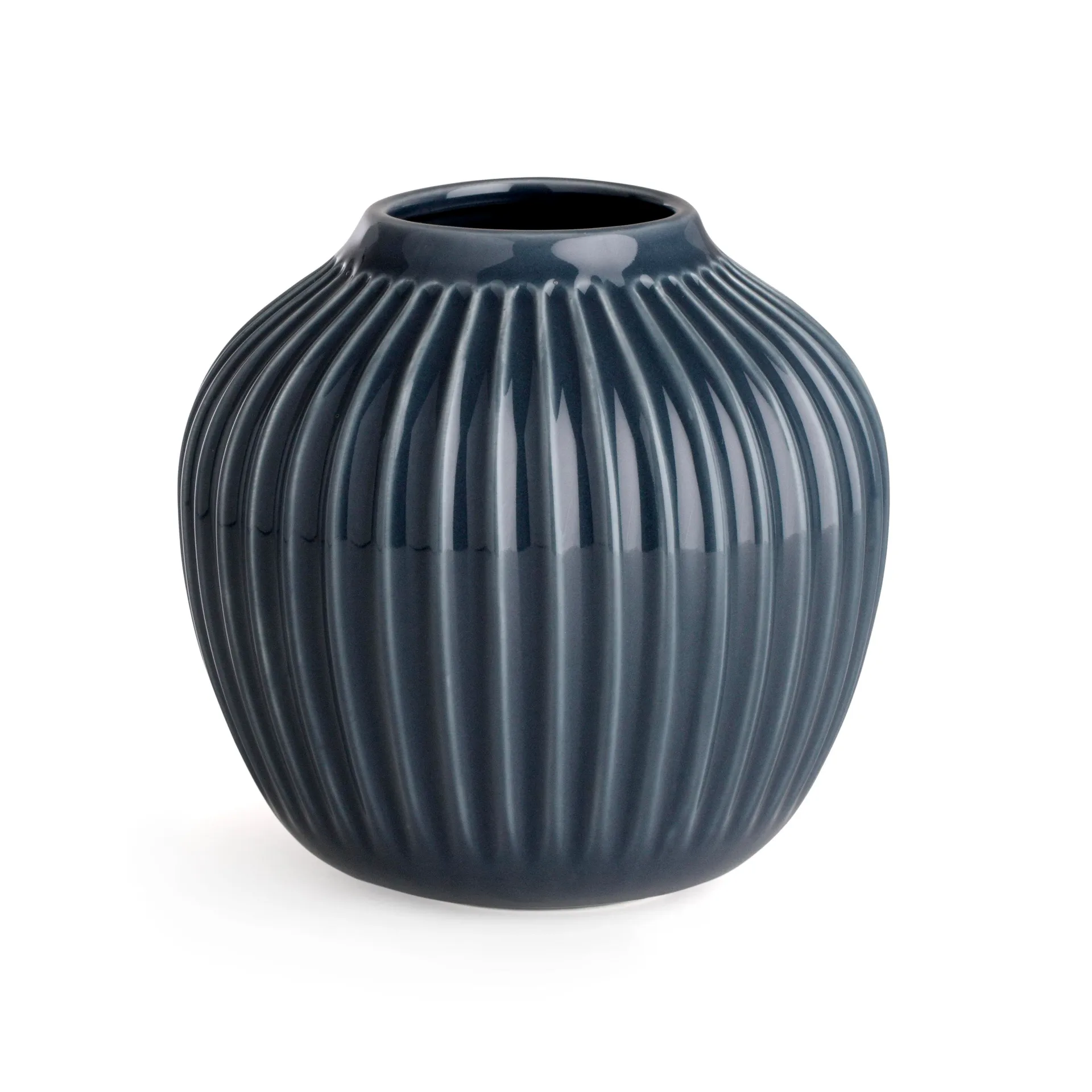 Vase Hammershøi petit, gris anthracite Kähler