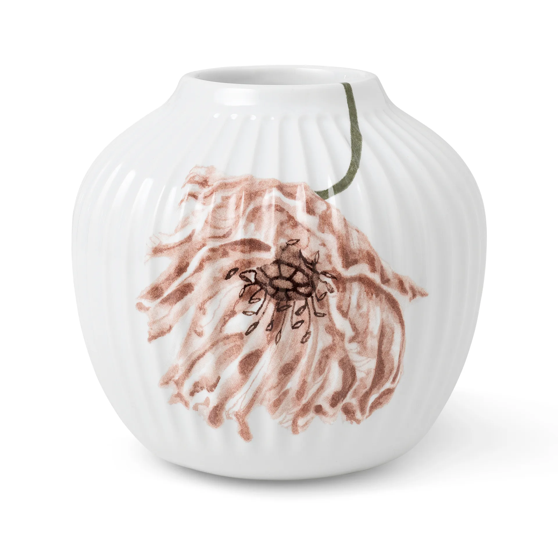Vase Hammershøi Poppy 13 cm, Blanc Kähler