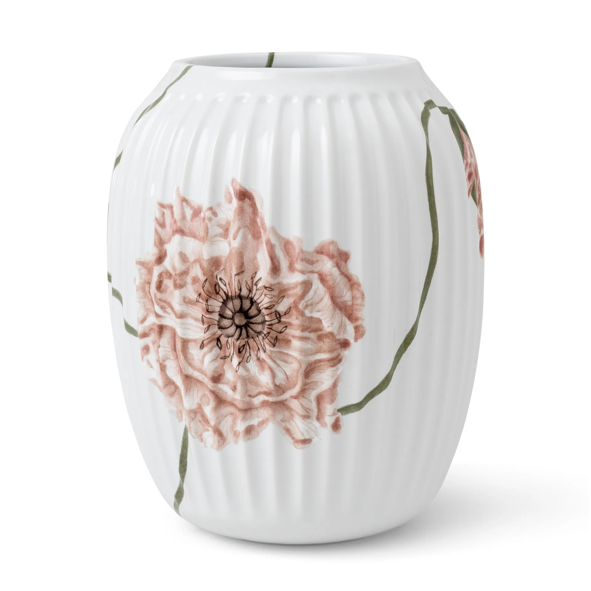 Vase Hammershøi Poppy 21 cm, Blanc Kähler
