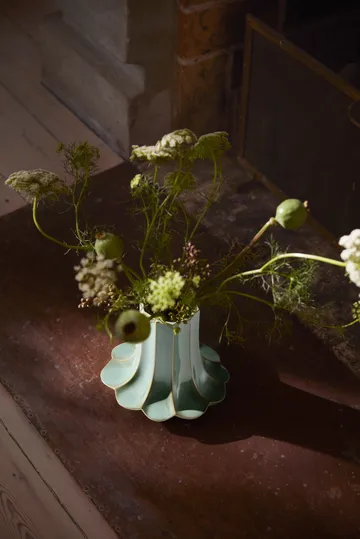 Vase Kantarell - Vert, 20,5 cm - Kähler