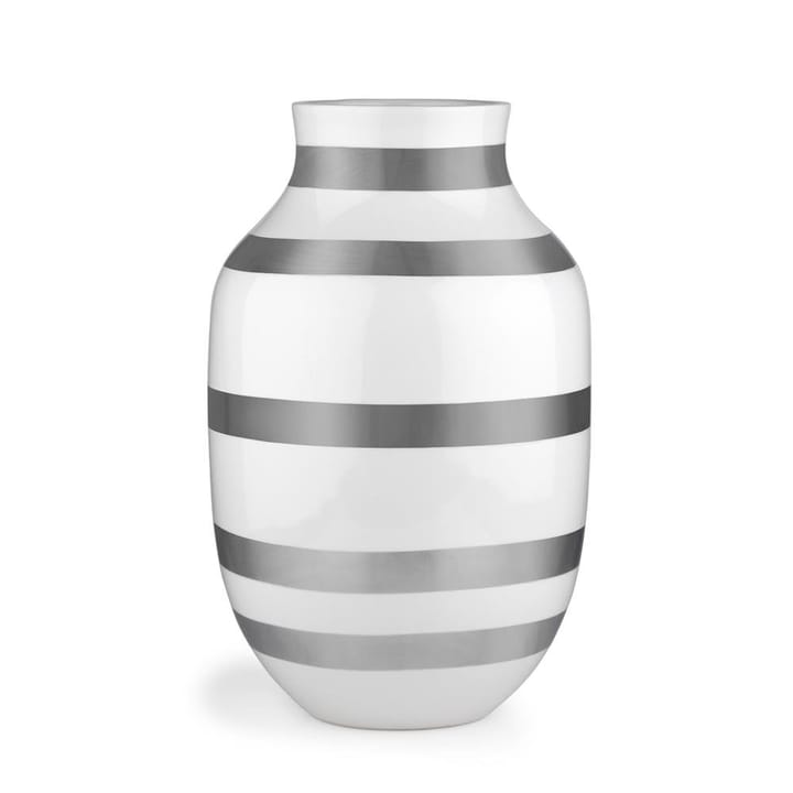 Vase Omaggio argent - grand - Kähler