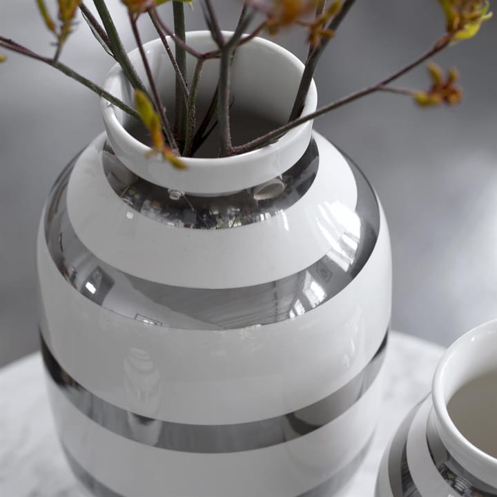 Vase Omaggio argent, grand Kähler