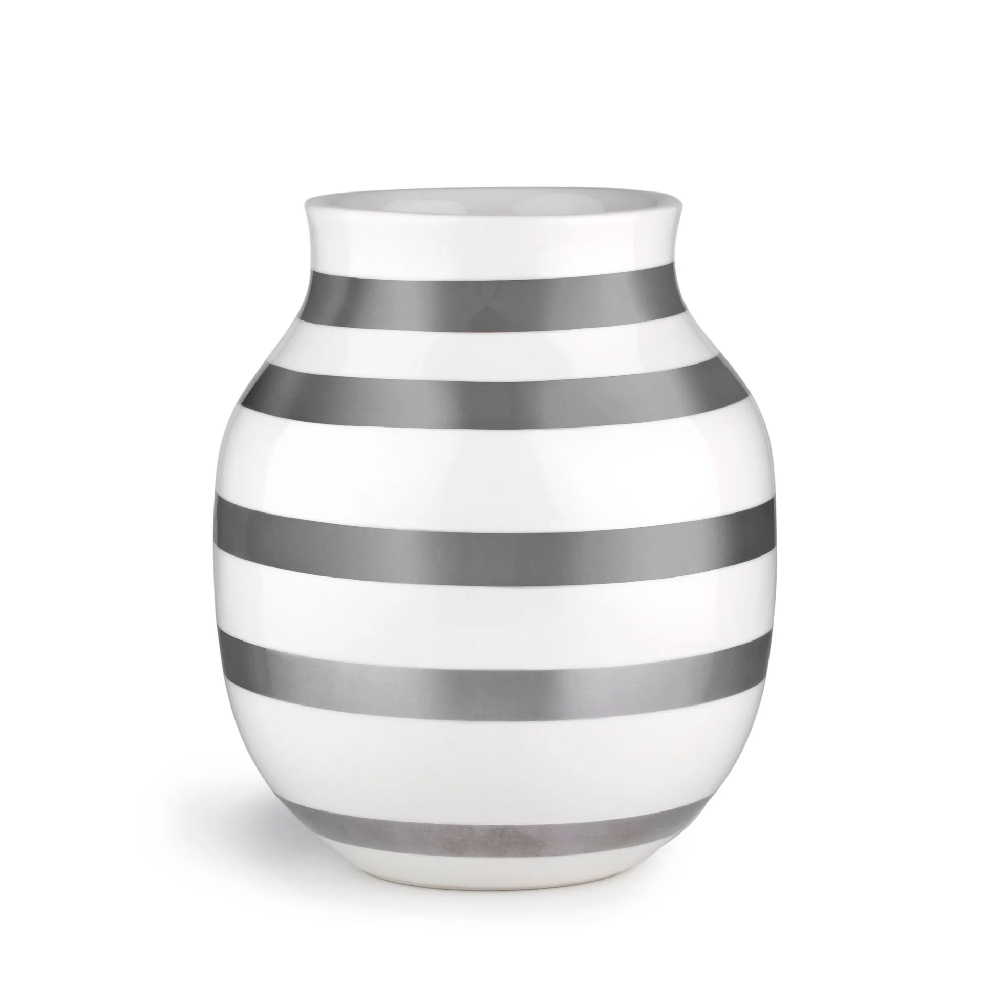Vase Omaggio argent, moyen Kähler