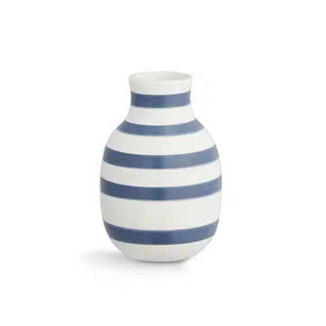 Vase Omaggio petit - bleu acier - Kähler