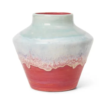 Vase Poppery 20,5 cm - Mint-pink - Kähler