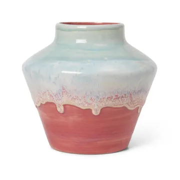 Vase Poppery 20,5 cm - Mint-pink - Kähler