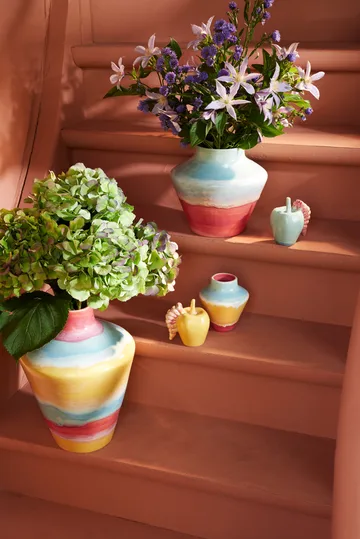 Vase Poppery 20,5 cm - Mint-pink - Kähler