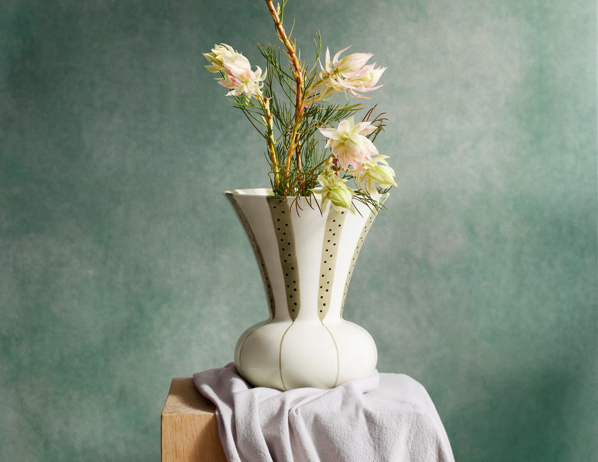 Vase Signature 20 cm, Vert Kähler