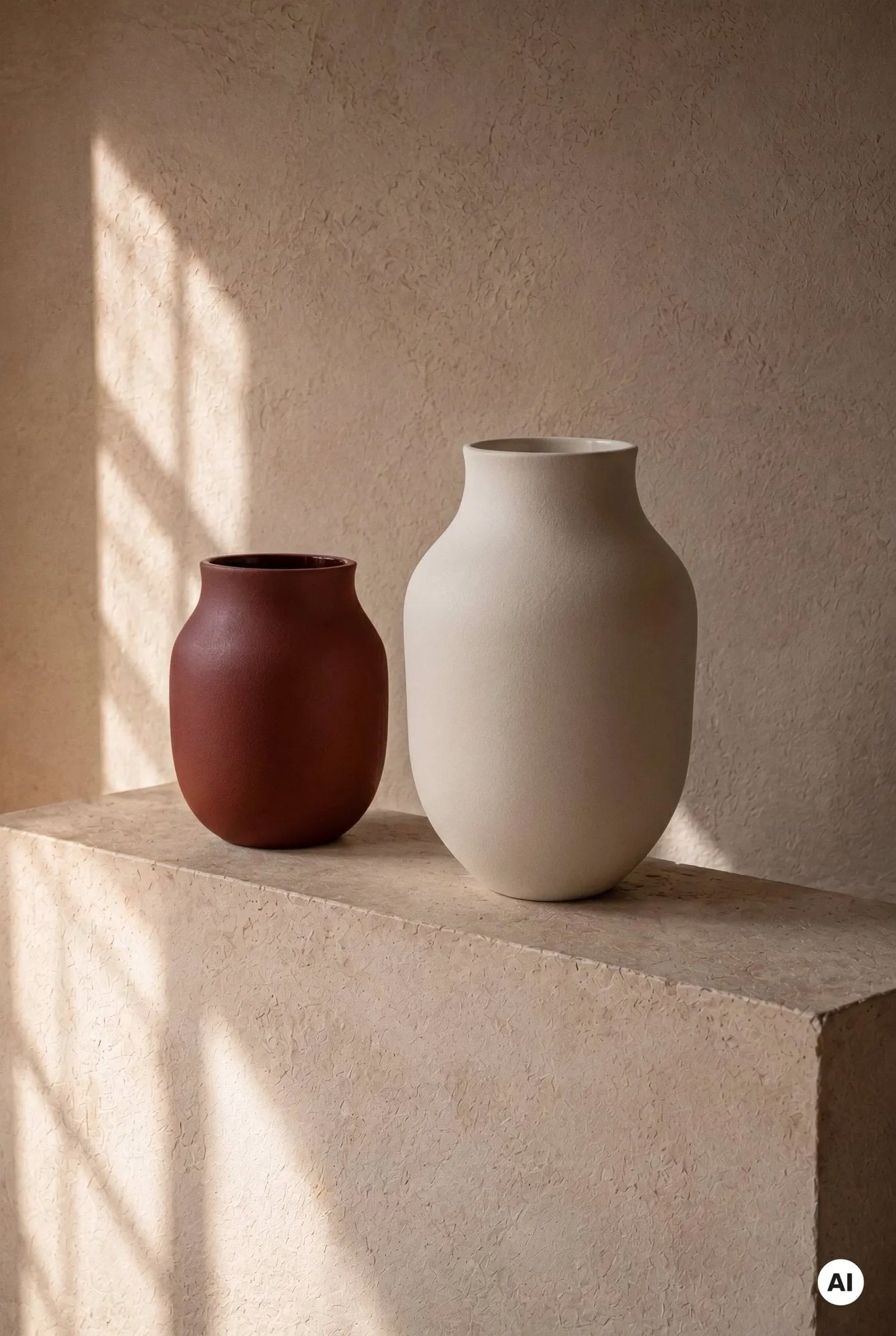 Vase Studio Omaggio, Bordeaux, 20 cm Kähler