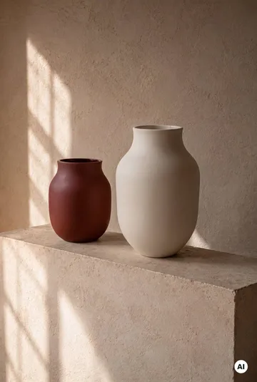 Vase Studio Omaggio - Bordeaux, 20 cm - Kähler
