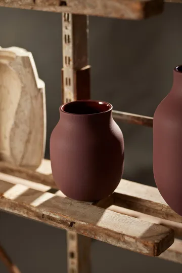 Vase Studio Omaggio - Bordeaux, 20 cm - Kähler