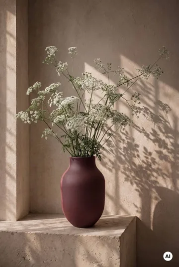 Vase Studio Omaggio - Bordeaux, 31 cm - Kähler