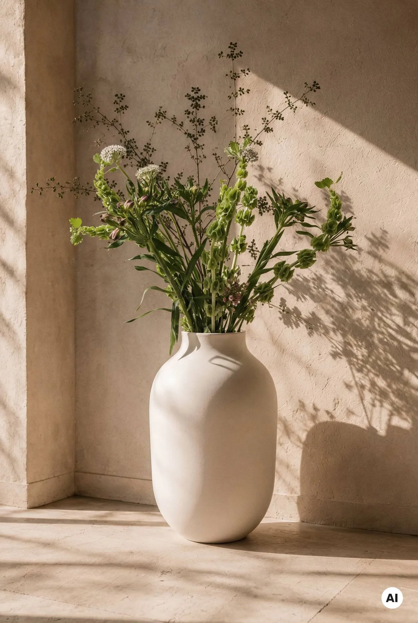 Vase Studio Omaggio, Sable, 50 cm Kähler