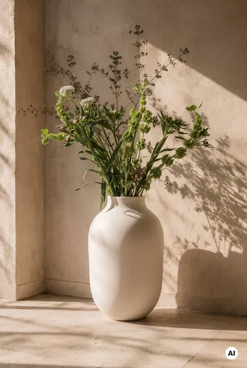 Vase Studio Omaggio - Sable, 50 cm - Kähler