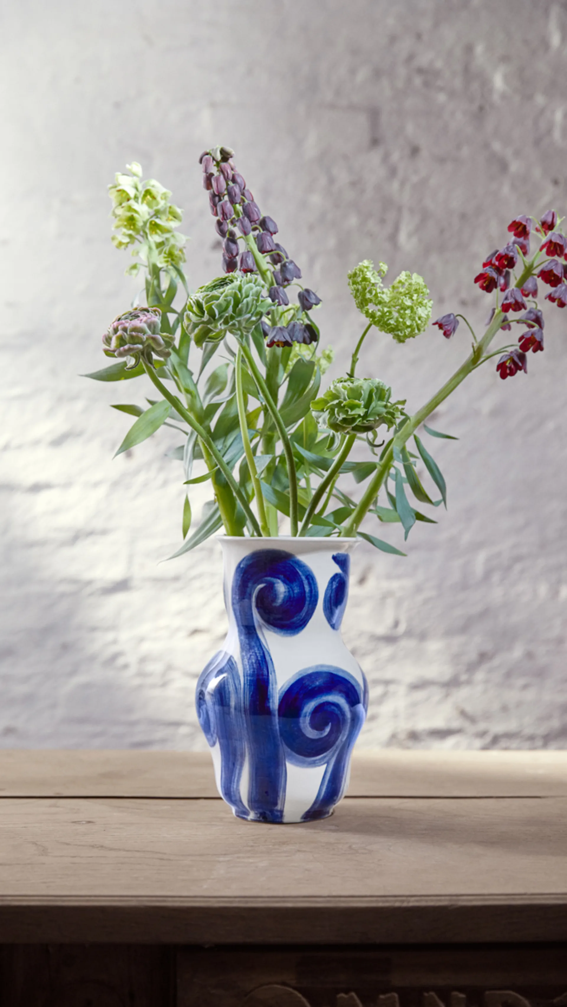 Vase Tulle 22,5 cm, Bleu Kähler