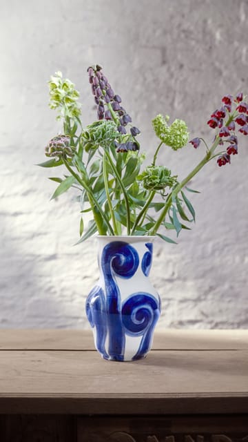 Vase Tulle 22,5 cm - Bleu - Kähler