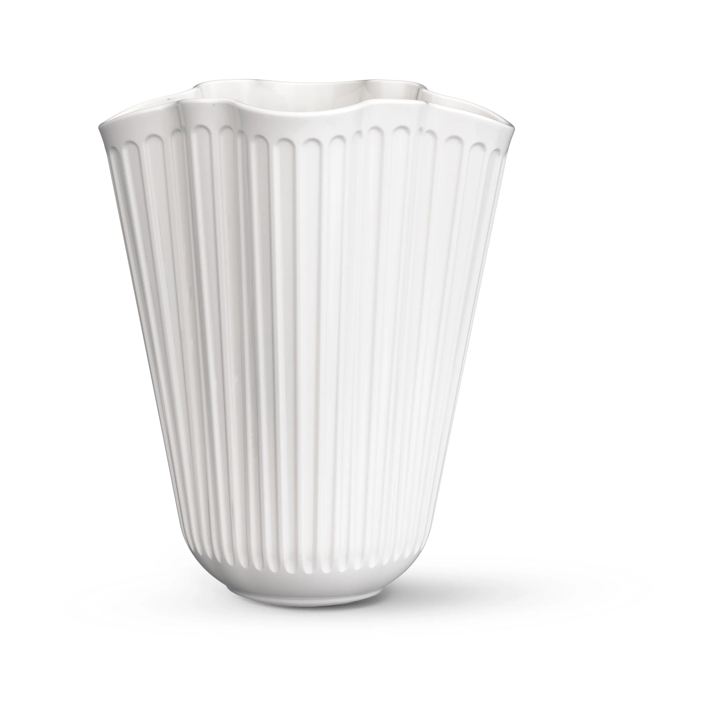 Kähler Le Réflecteur H14 Cm Sculpture Céramique Non Émaillée Blanche - Objet Décoratif Design