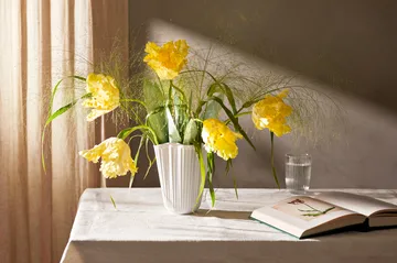 Vase Unfold Hammershøi - Blanc, 20,5 cm - Kähler