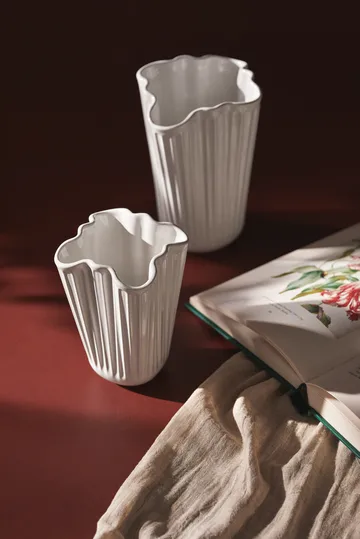 Vase Unfold Hammershøi - Blanc, 20,5 cm - Kähler