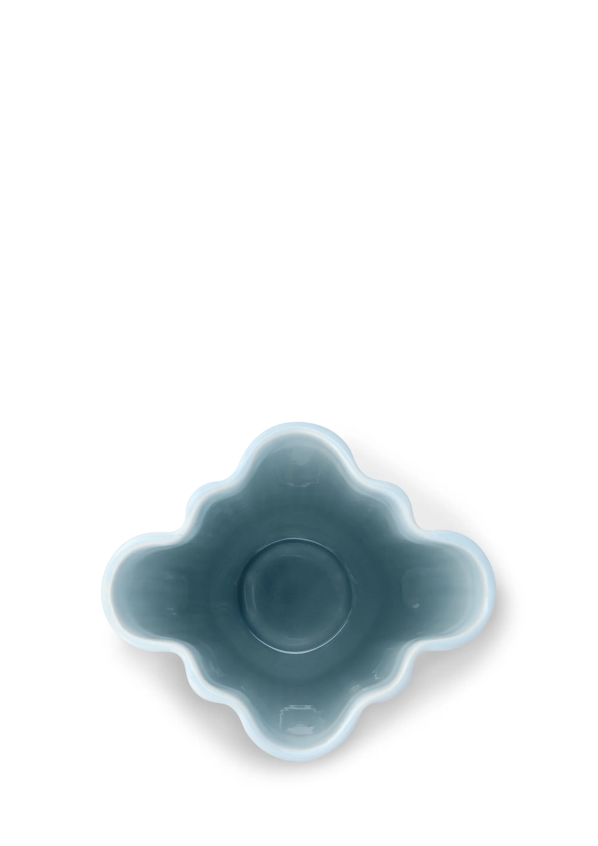 Vase Unfold Hammershøi, Bleu, 20,5 cm Kähler