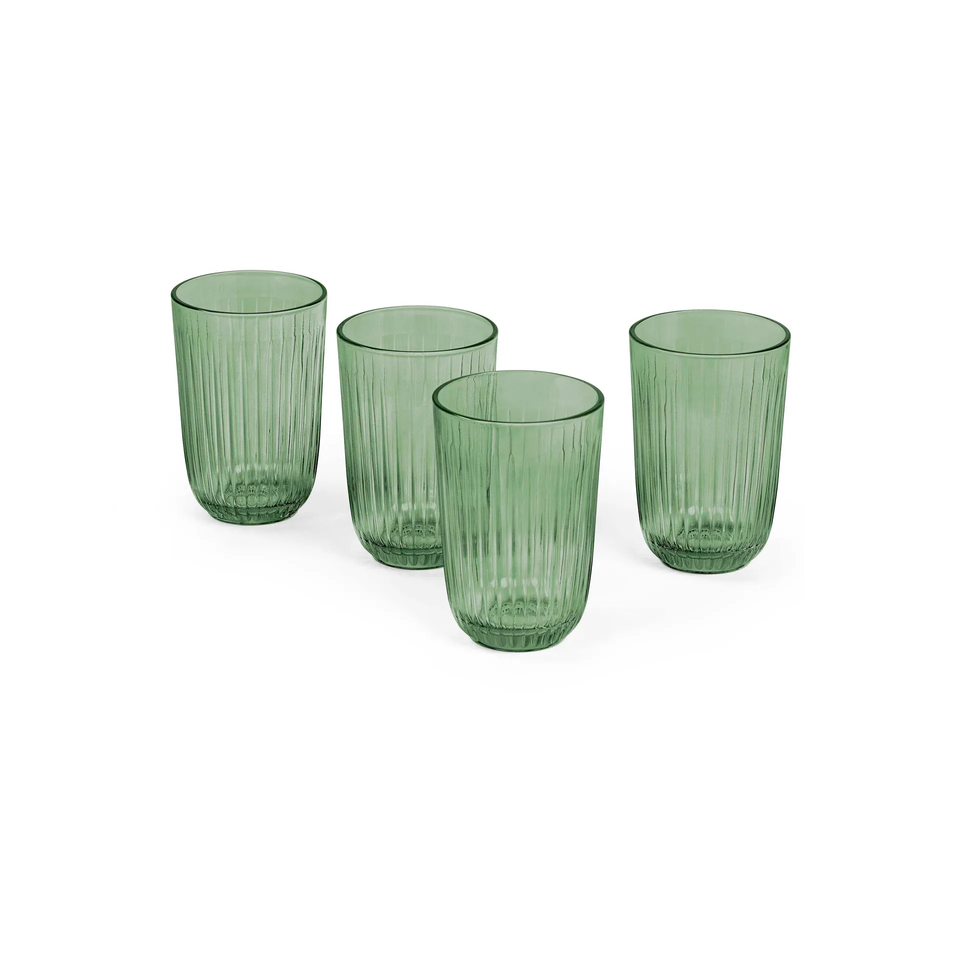 Verre à eau Hammershøi 37 cl Lot de 4, Vert Kähler