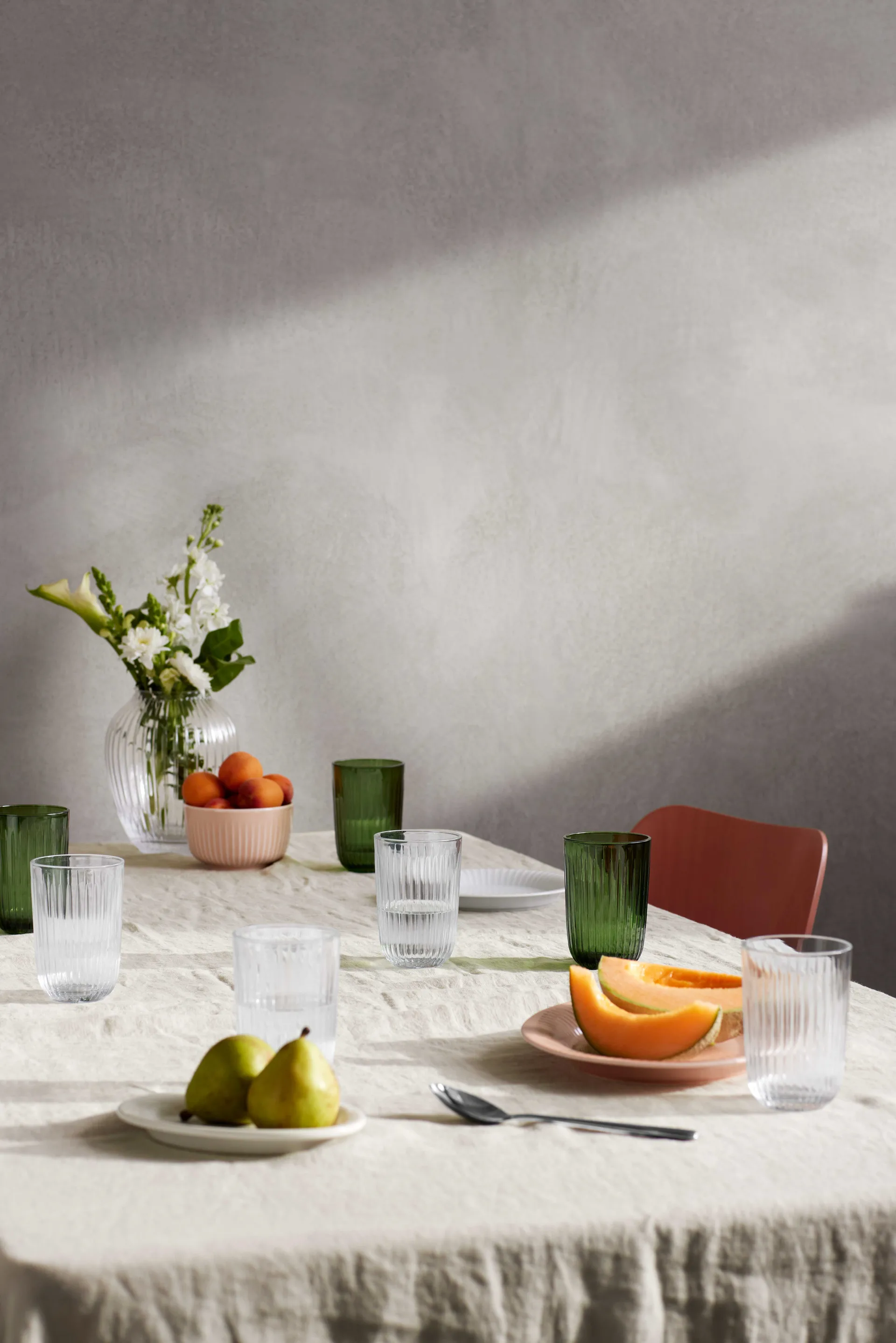 Verre à eau Hammershøi 37 cl Lot de 4, Vert Kähler