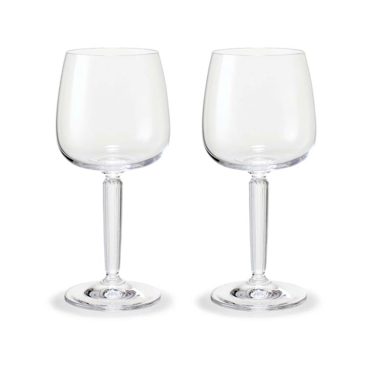 Verre à vin blanc Hammershøi 35 cl Lot de 2 - Transparent - Kähler