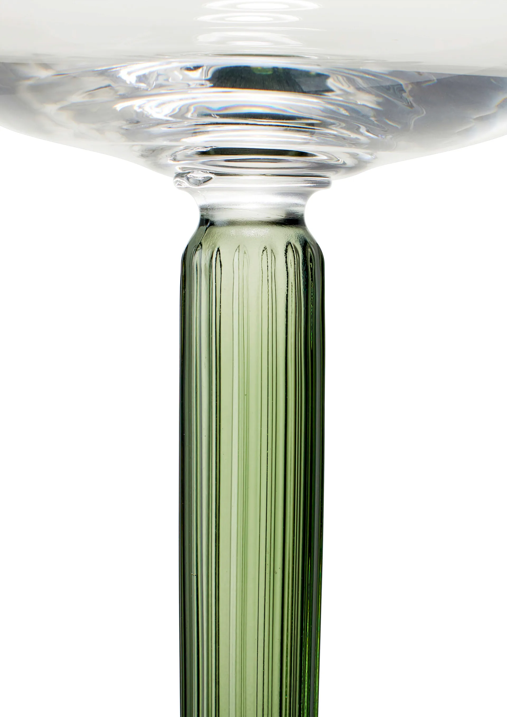 Verre à vin rouge Hammershøi 49 cl Lot de 2, Transparent-vert Kähler