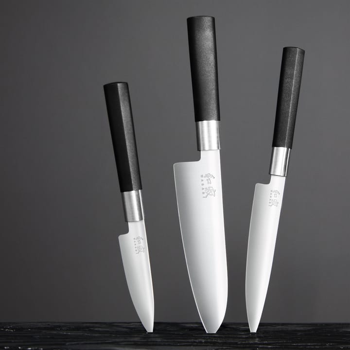 Couteau santoku Kai Wasabi Black, 16,5 cm KAI