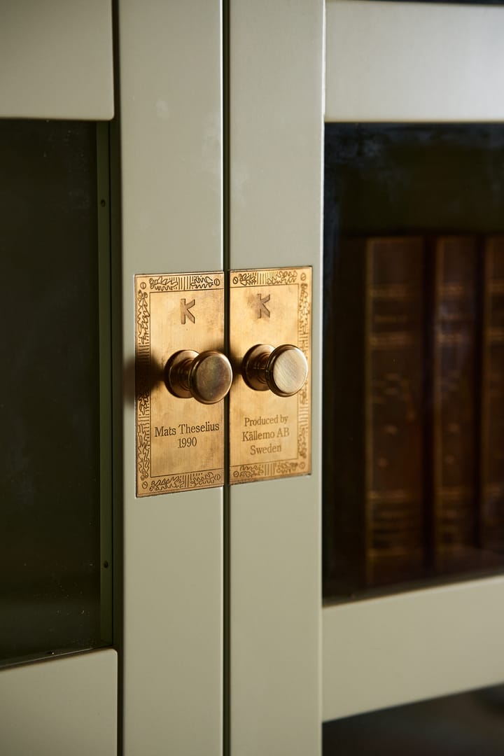 Bibliothèque National Geographic, Jaune-socle hêtre-laiton Källemo