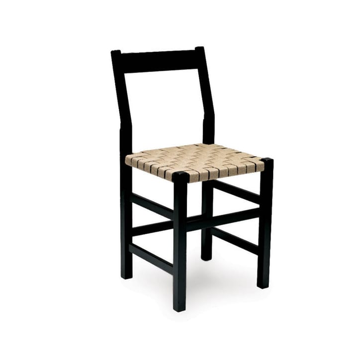 Chaise Schablon - Sangle naturelle-piètement noir - Källemo
