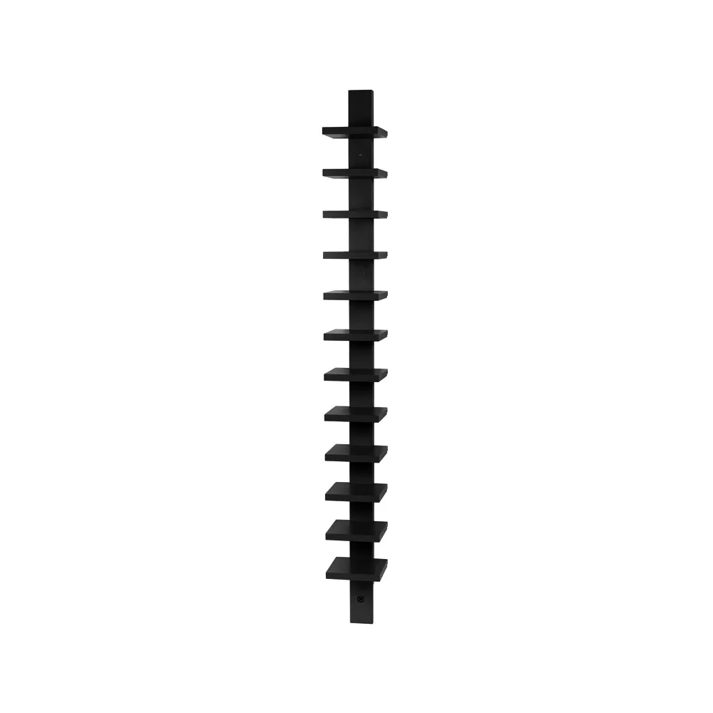 Étagère murale Pilaster, Noir teinté Källemo