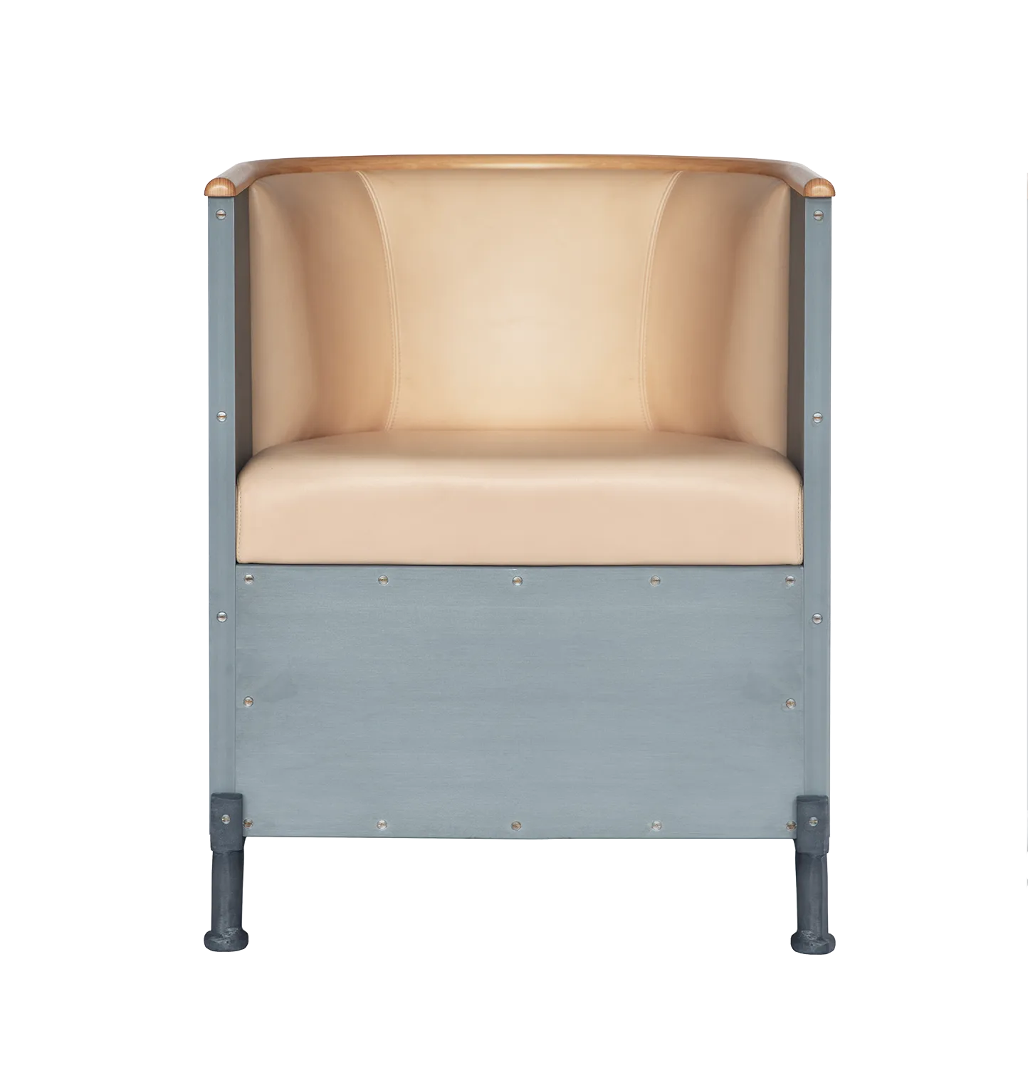 Fauteuil Aluminium Etch, Tärnsjö naturel-aluminium gravé-bouleau Källemo