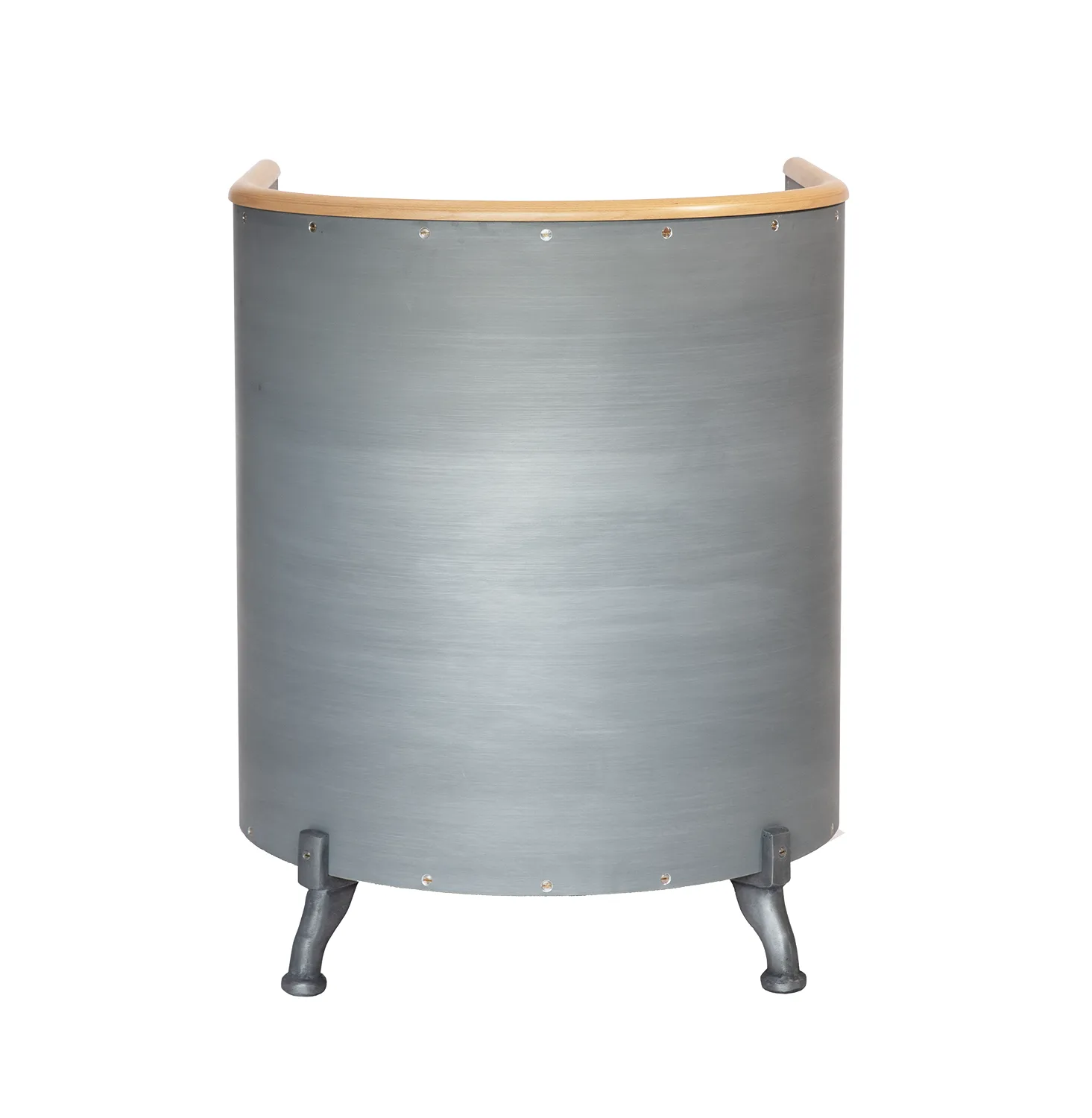 Fauteuil Aluminium Etch, Tärnsjö naturel-aluminium gravé-bouleau Källemo