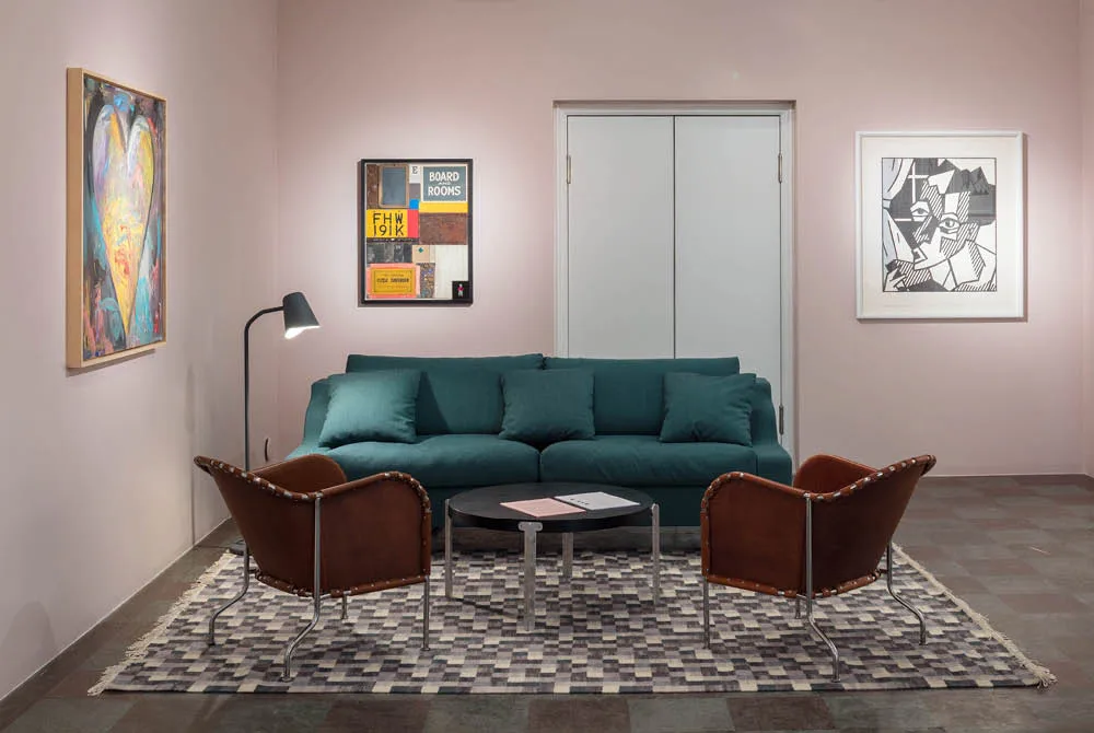 Fauteuil Bruno, Cuir pleine fleur cognac-chrome Källemo